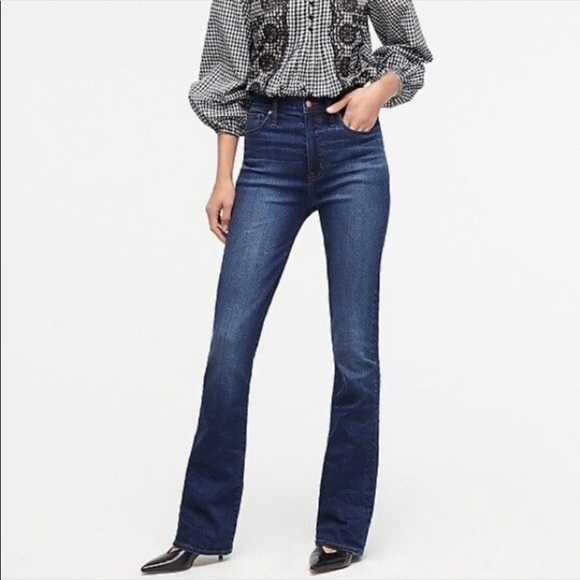 J. Crew High Rise Boot Cut Jeans